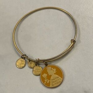 Alex and Ani Disney Belle charm bracelet